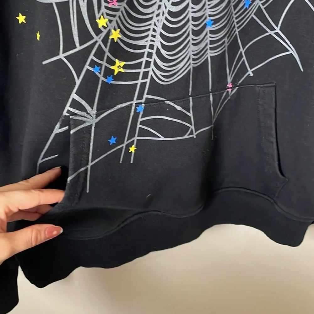 Sp5der⚡️P*NK Spider Slime Web Hoodie Worldwide x Young Thug Hoodie - Picture 12 of 14